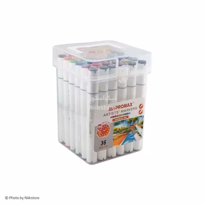 ماژیک راندو 2سر ماپرومکس  36 رنگ