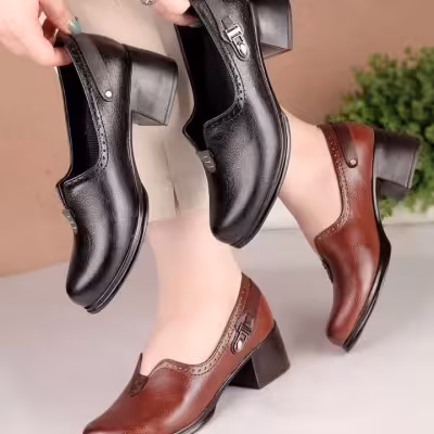 کفش زنانه طبی کارمندی - کد 1235