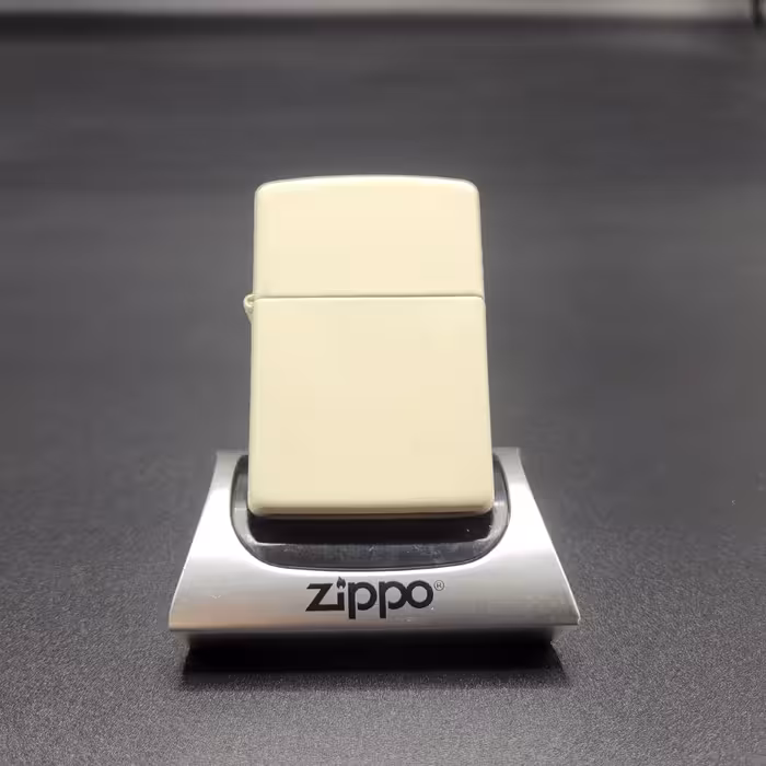 فندک شیری رنگ ساده زیپو اورجینال 