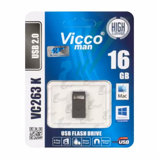 فلش مموری ویکومن مدل VC263 K USB2.0 ظرفیت 16 گیگابایت