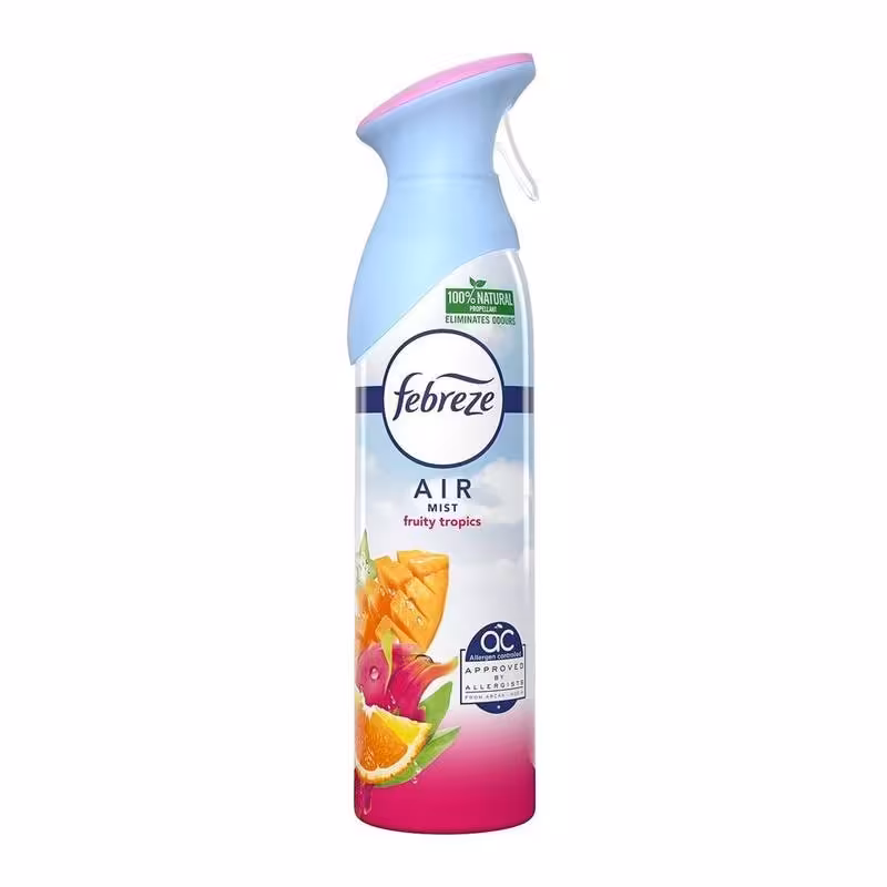 اسپری خوشبو کننده هوا فبریز febreze میوه های استوایی حجم (300ml)