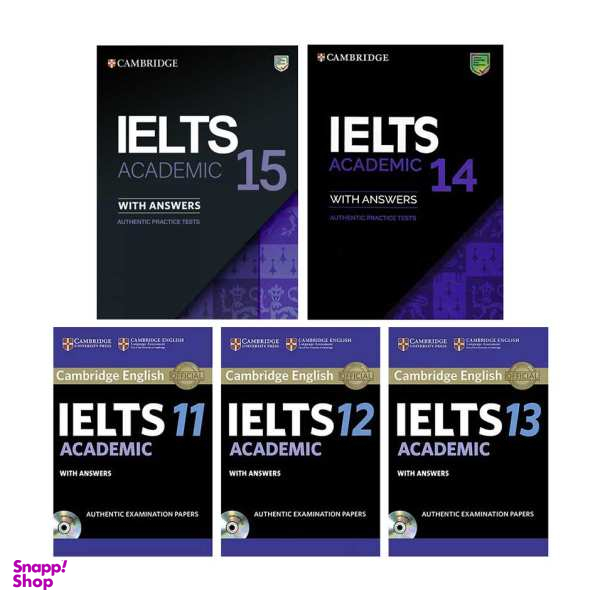 کتاب Cambridge IELTS Academic اثر جمعی از نویسندگان انتشارات زبان مهر جلد 11 تا 15