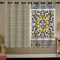 پرده مخمل رنس مدل C34-50018 ارتفاع 190 سانتی متر