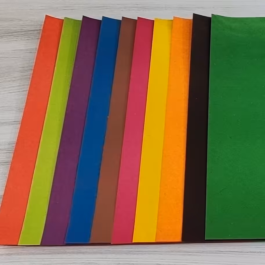 کاغذ رنگی دورو مات سایز A4(10عدد)