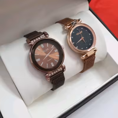 ساعت والار زنانه بند حصیری walar