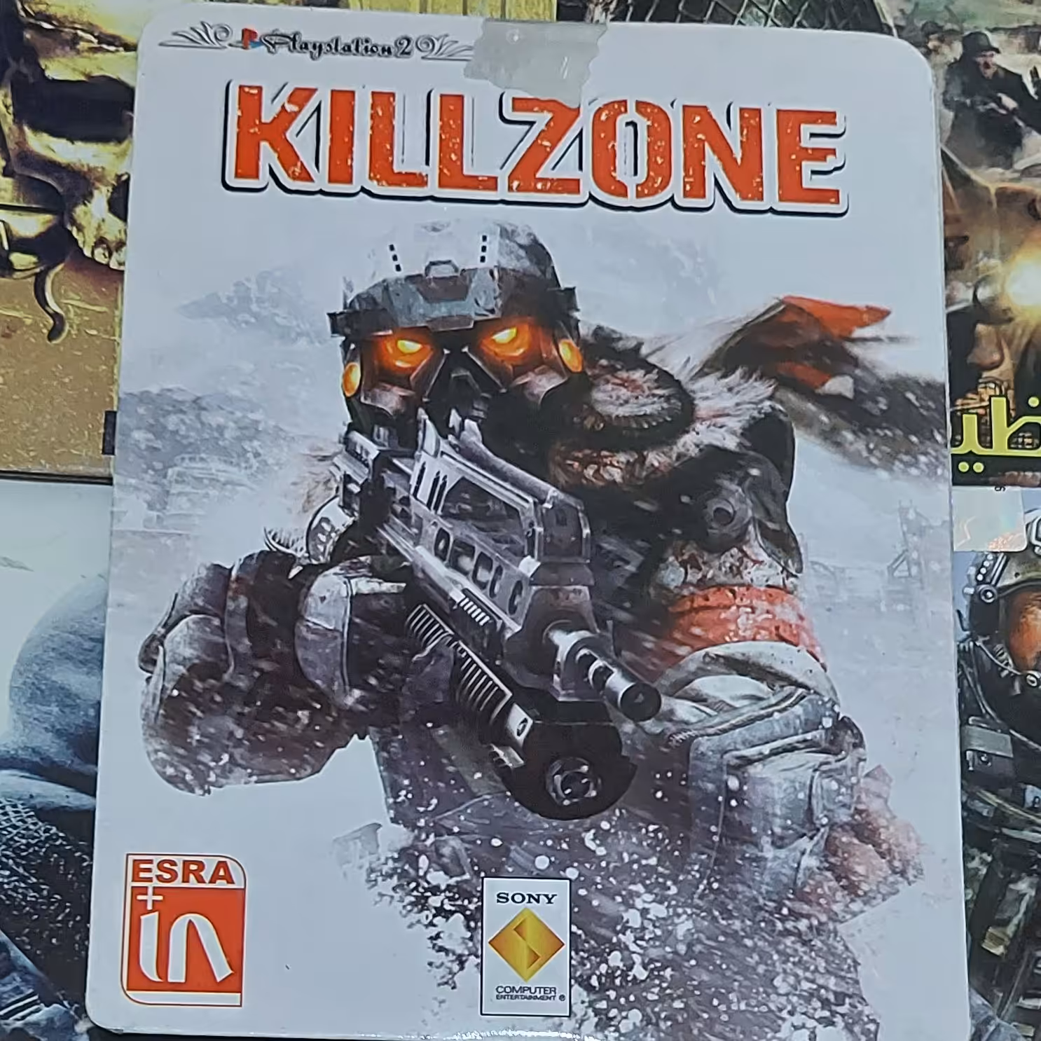 خرید بازی پلی استیشن 2 دو بازی Kill Zone گیم مخصوص ps2 سی دی بازی اکشن KILLZONE جنگی تیر اندازی play station 2