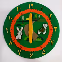 ساعت آموزشی مگنتی .مناسب معلمان دوره ابتدایی