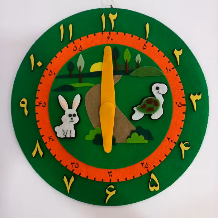 ساعت آموزشی مگنتی .مناسب معلمان دوره ابتدایی