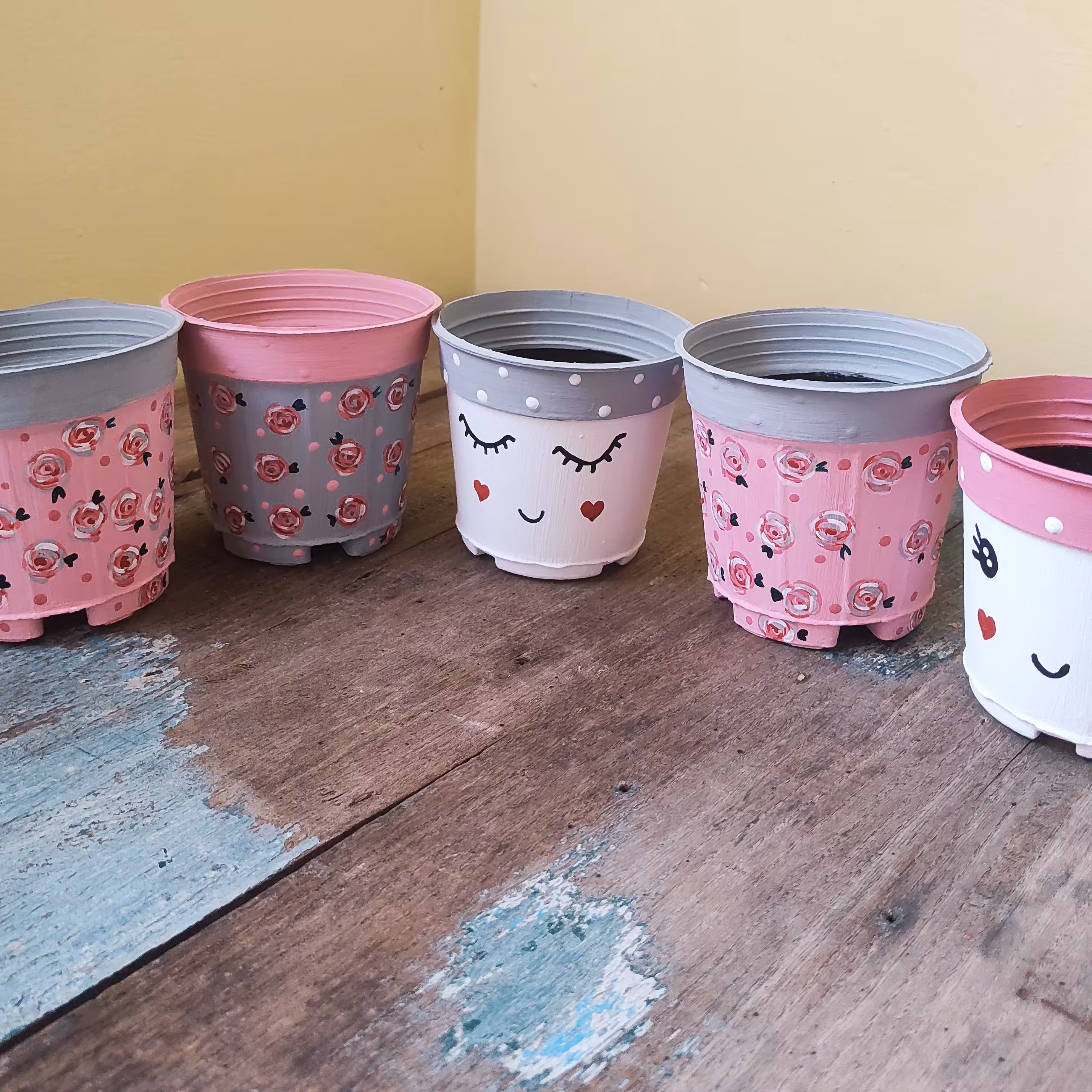 گلدان فانتزی 5تایی 02