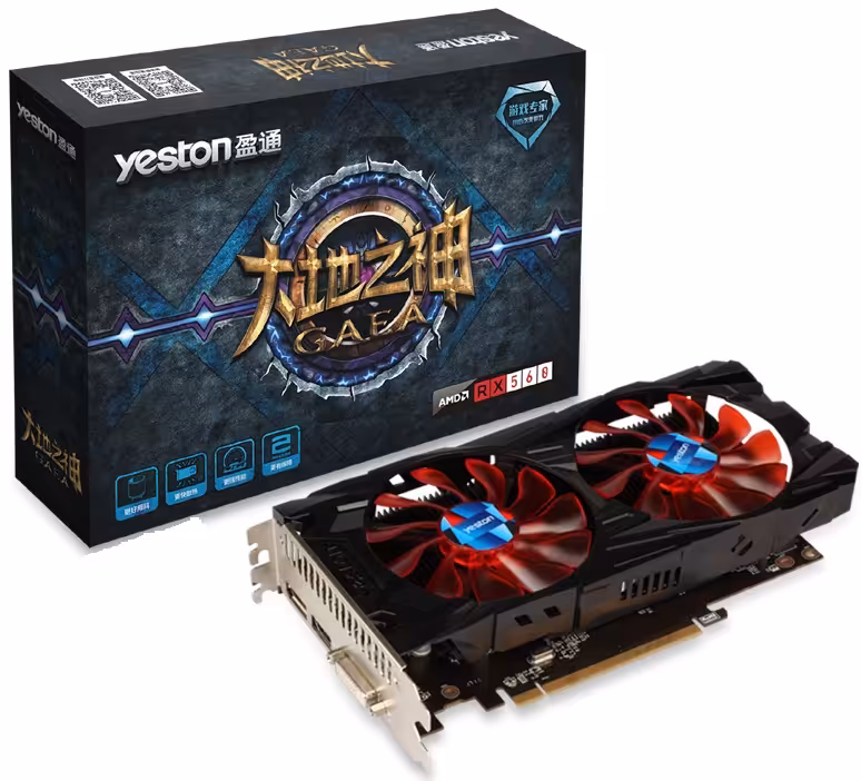 کارت گرافیک یستون مدل RX560 4G D5 GA با حافظه 4 گیگابایت