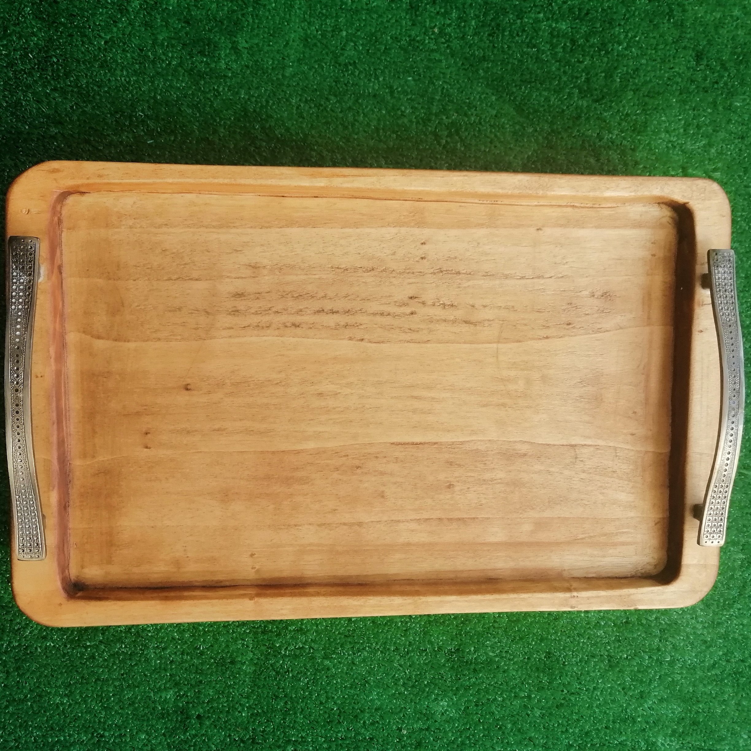 سینی سرو دسته فلزی