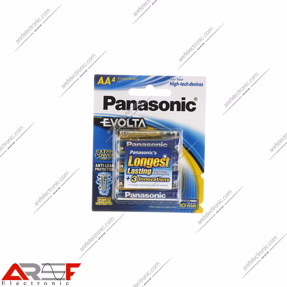 باتری الکالاین قلمی 4 تایی مدل ایولتا پاناسونیک - فروشگاه عارف الکترونیک
