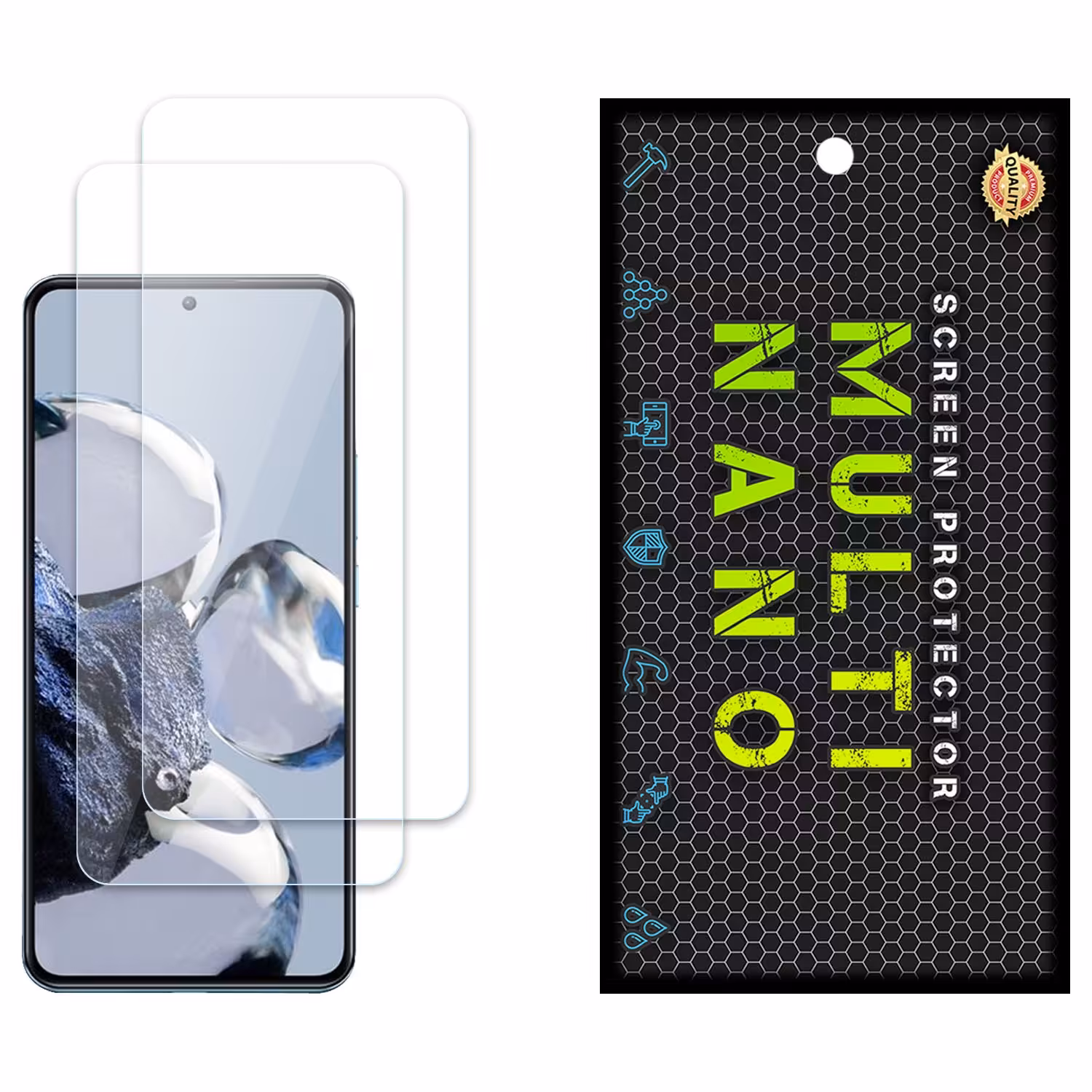 محافظ صفحه مولتی نانو مدل X-S2N برای موبایل شیائومی 12T Pro  پک دو عددی