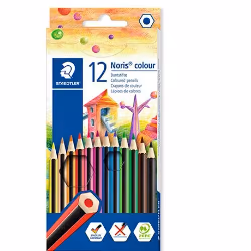 لوازم التحریر مداد رنگی 12تایی استدلر