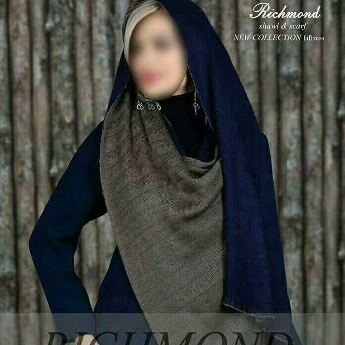 شال بافت دو رو