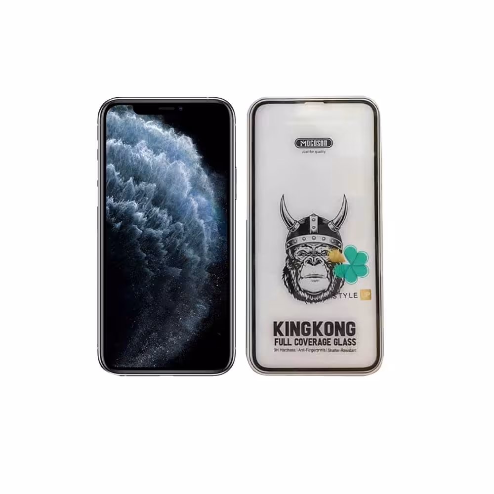 گلس برند Mocoson گوشی اپل iPhone 11 Pro Max مدل King Kong 5D