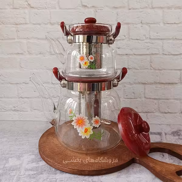 کتری و قوری پیرکس حجم 2200 میل