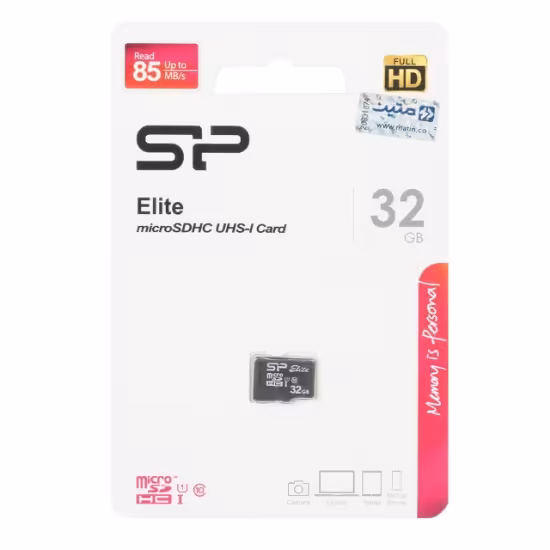 کارت حافظه microSDHC سیلیکون پاور مدل U1 Elite سرعت 85MB/S ظرفیت 32 گیگابایت