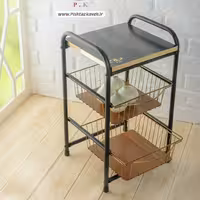 جا پیازی 2  طبقه کشویی  کاوه مشکی و طلایی  بسیارجذاب