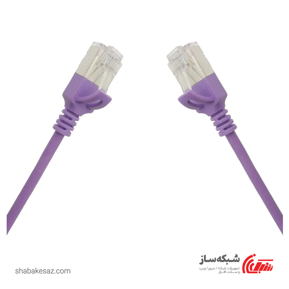 قیمت و خرید پچ کورد شیلد دار گیگافلکس Gigaflex Patch cord CAT6 SFTP طول 30 سانتی متر - شبکه ساز