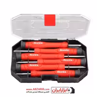 ست 6 عددی پیچ گوشتی ساعتی دسته پلاستیکی رونیکس مدل RH-2712