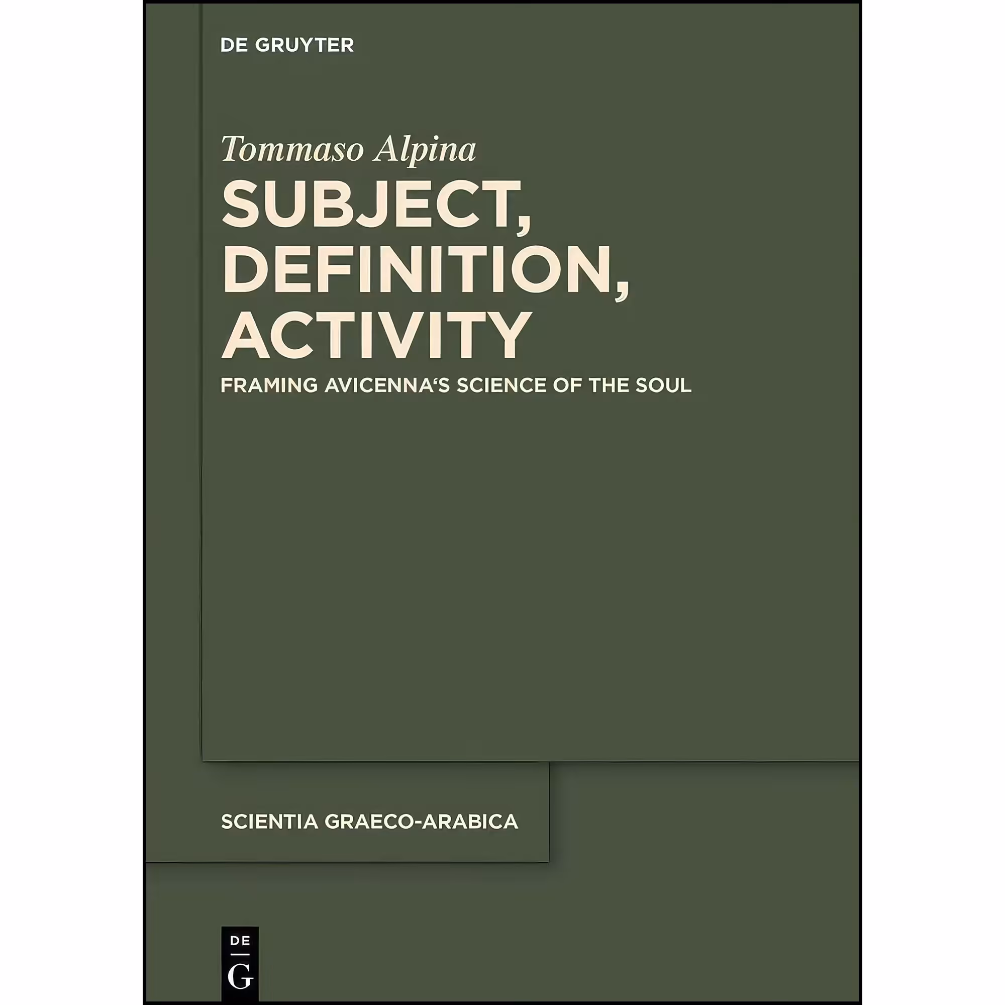 کتاب زبان اصلی Subject Definition Activity اثر Tommaso Alpina