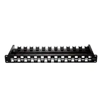 پچ پنل بدون کیستون Cat6 مدل NPP-6A1BLK241 دی-لینک