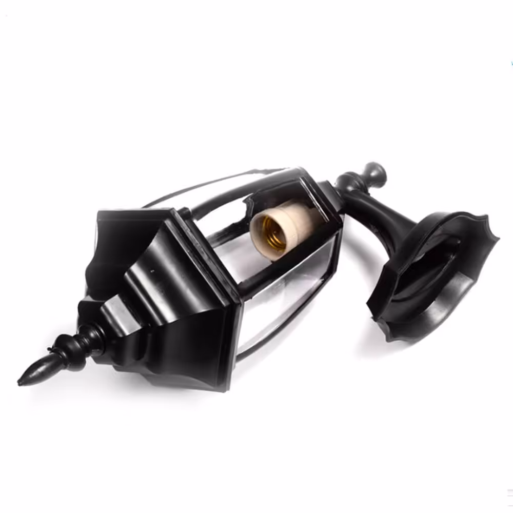  چراغ حیاطی مدل رزا  رنگ مشکی