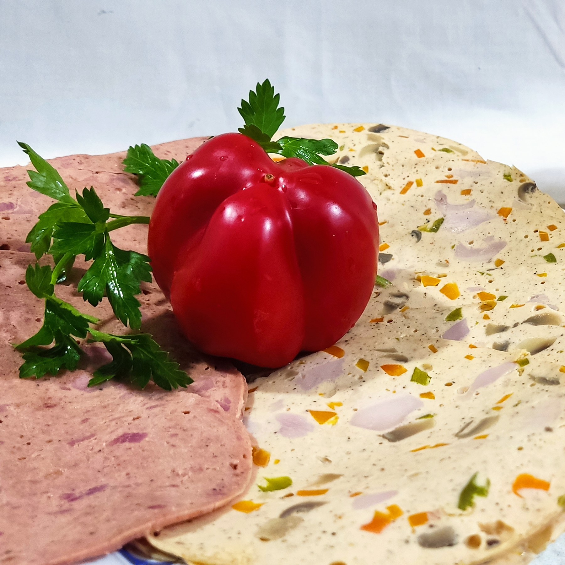 ژامبون مرغ و قارچ