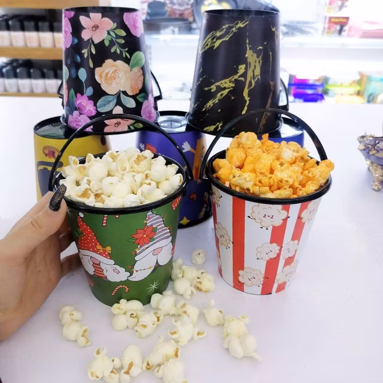 سطل پاپکورن یک عددی