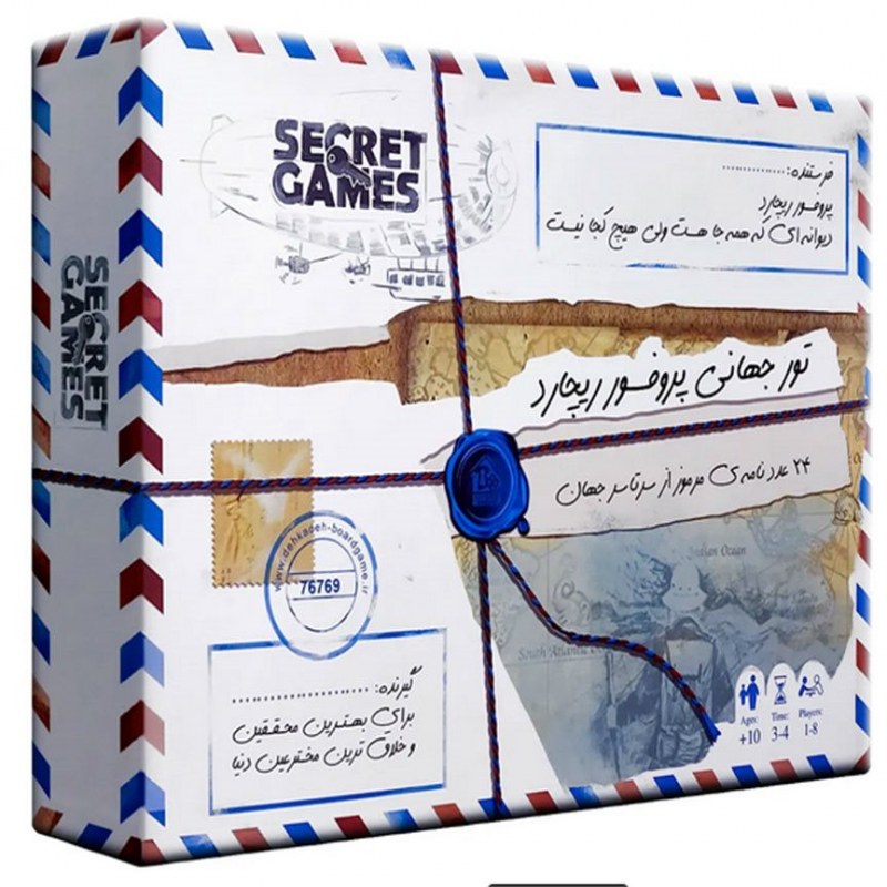 بازی فکری معمایی پروفسور ریچارد یک تا 8 نفره