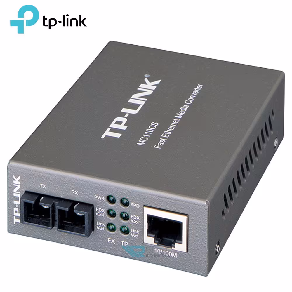 مبدل فیبر به اترنت تی پی لینک مدل TP-Link MC110CS