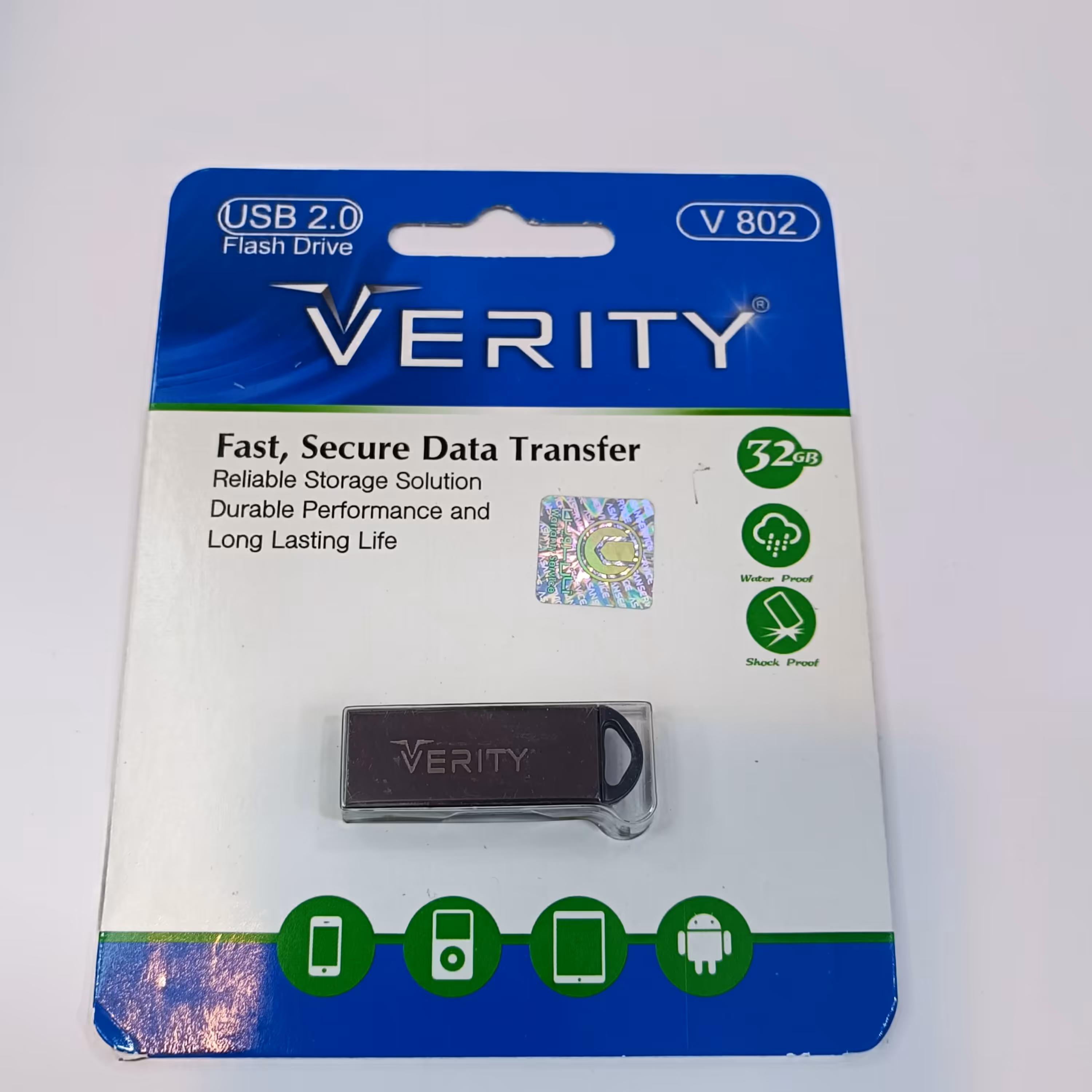 فلش 32 گیگ مارک وریتی درجه یک گارانتی مادام العمر شرکتی