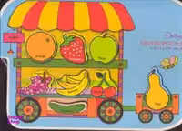 پازل چوبی آشنایی با میوه ها-دکه