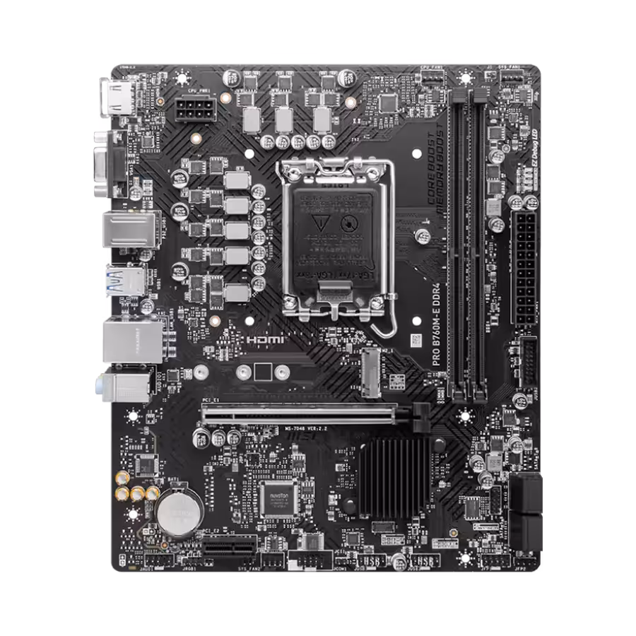 مادربورد ام اس ای مدل MSI PRO B760M-E DDR4 فروشگاه گیمینگ تکاف