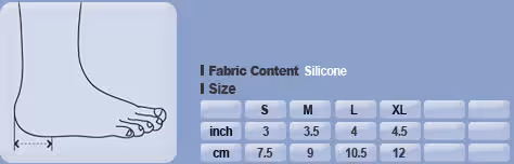 پد سیلیکونی پاشنه Dr med A014