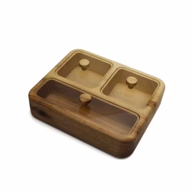 اردو خوری چوبی درب دار کد O13 گردو