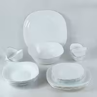 سرویس 26 پارچه آرکوپال مربع لب طلا