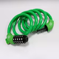 قفل دوچرخه رمزی دبلیو - استاندارد -  - ضخامت 10 میلیمتر - سبز