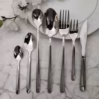 سرویس 24 پارچه قاشق چنگال استیل