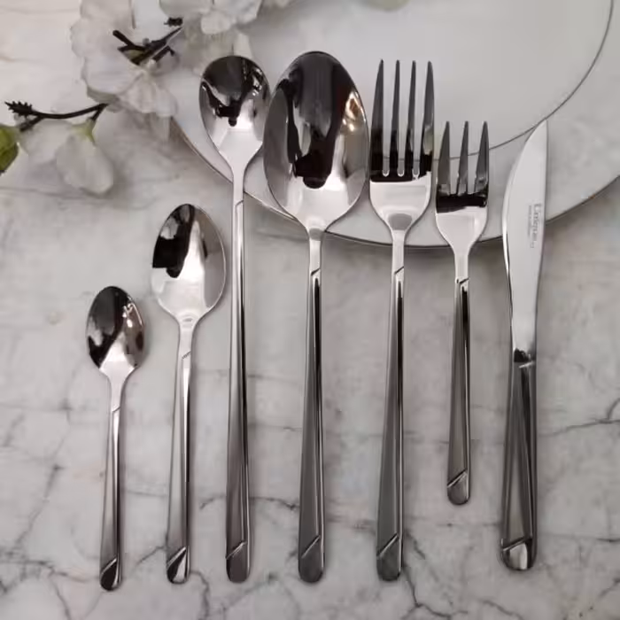 سرویس 24 پارچه قاشق چنگال استیل