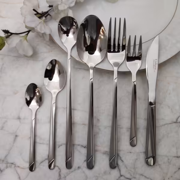 سرویس 24 پارچه قاشق چنگال استیل