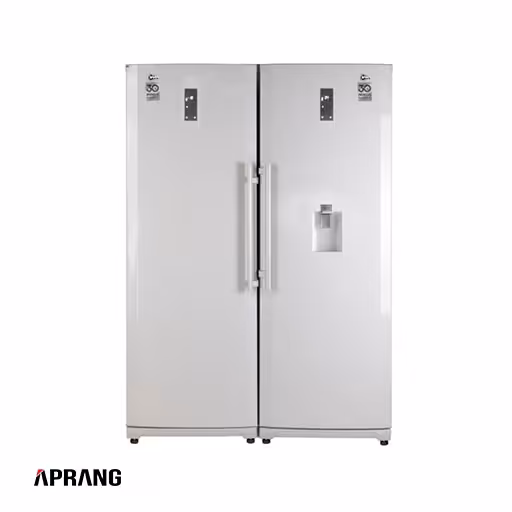 یخچال و فریزر دوقلو کلور مدل RNT101- FNT101 - سفید چرمی