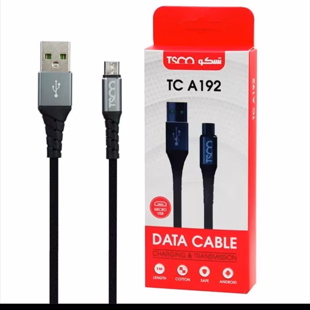 کابل شارژ  کنفی میکرو اورجینال تسکو مدل TC A192
