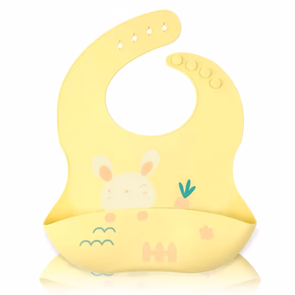 پیشبند طرحدار سیلیکونی بالای 6ماه - خرگوش