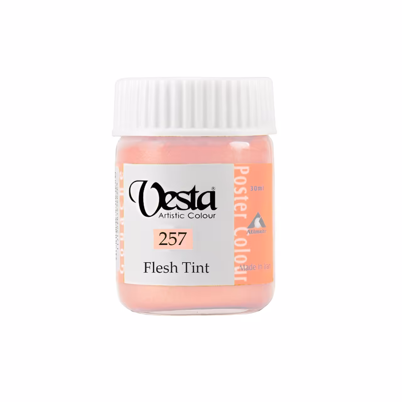 گواش تک رنگ وستا Flesh Tint 257 حجم 30 میلی لیتر