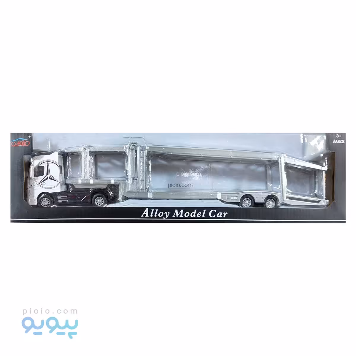 ماکت ماشین فلزی تریلی حمل ماشین تک و عمده