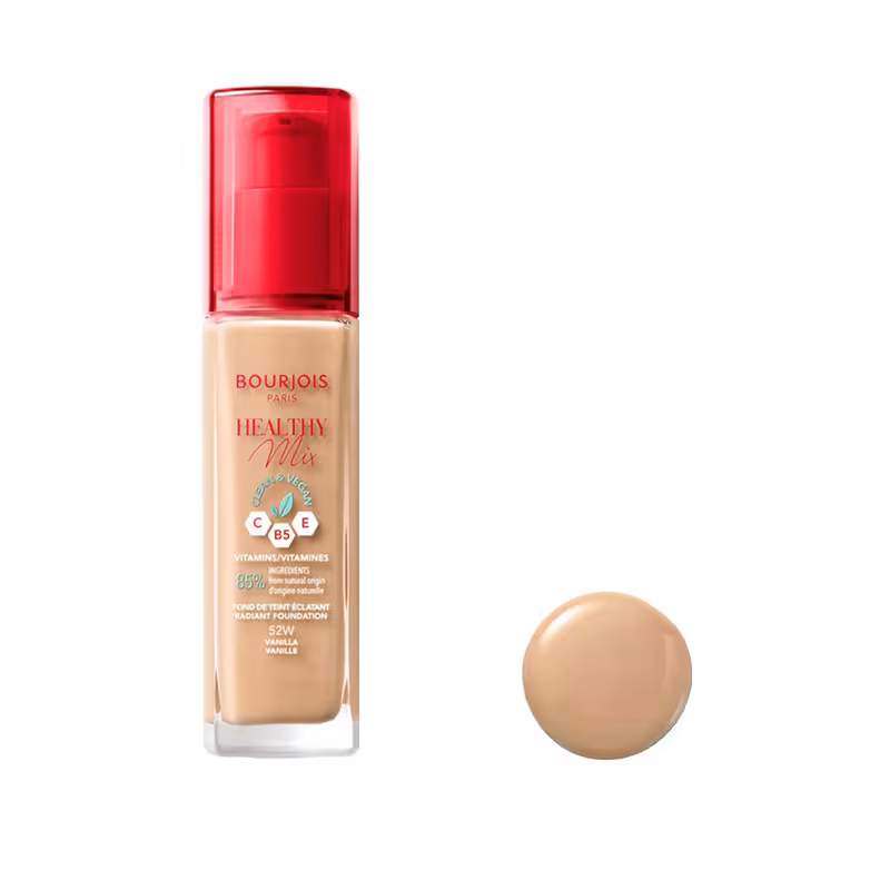 کرم پودر بورژوآ مدل Healthy Mix شماره 52W حجم 30 میلی لیتر