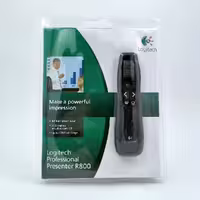 پرزنتر بیسیم لاجیتک لیزر پوینتر مدل R800 برای ارائه بهتر
