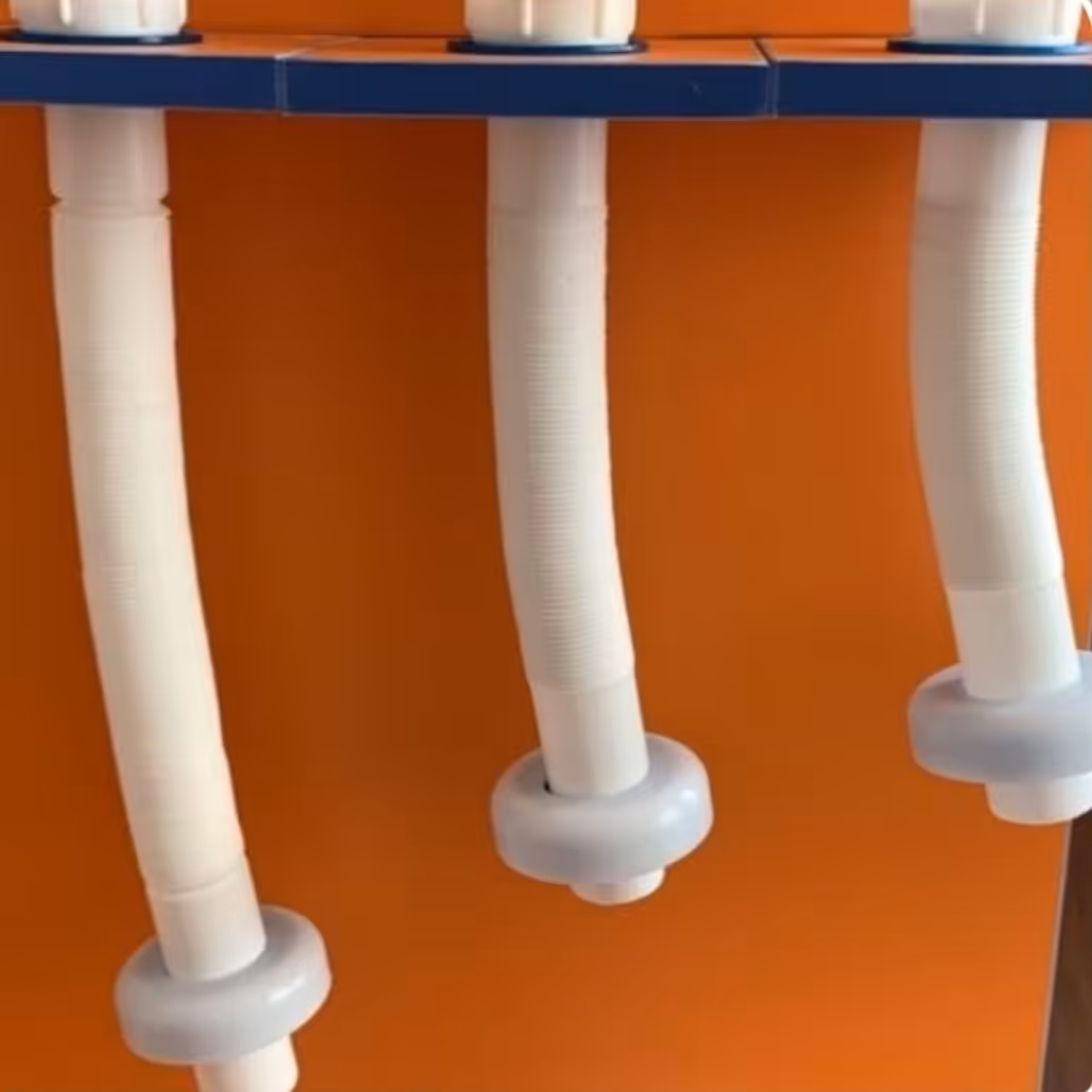 لوله خرطومی (فلکسی) همراه با مهره یک و نیم متری با کیفیت 